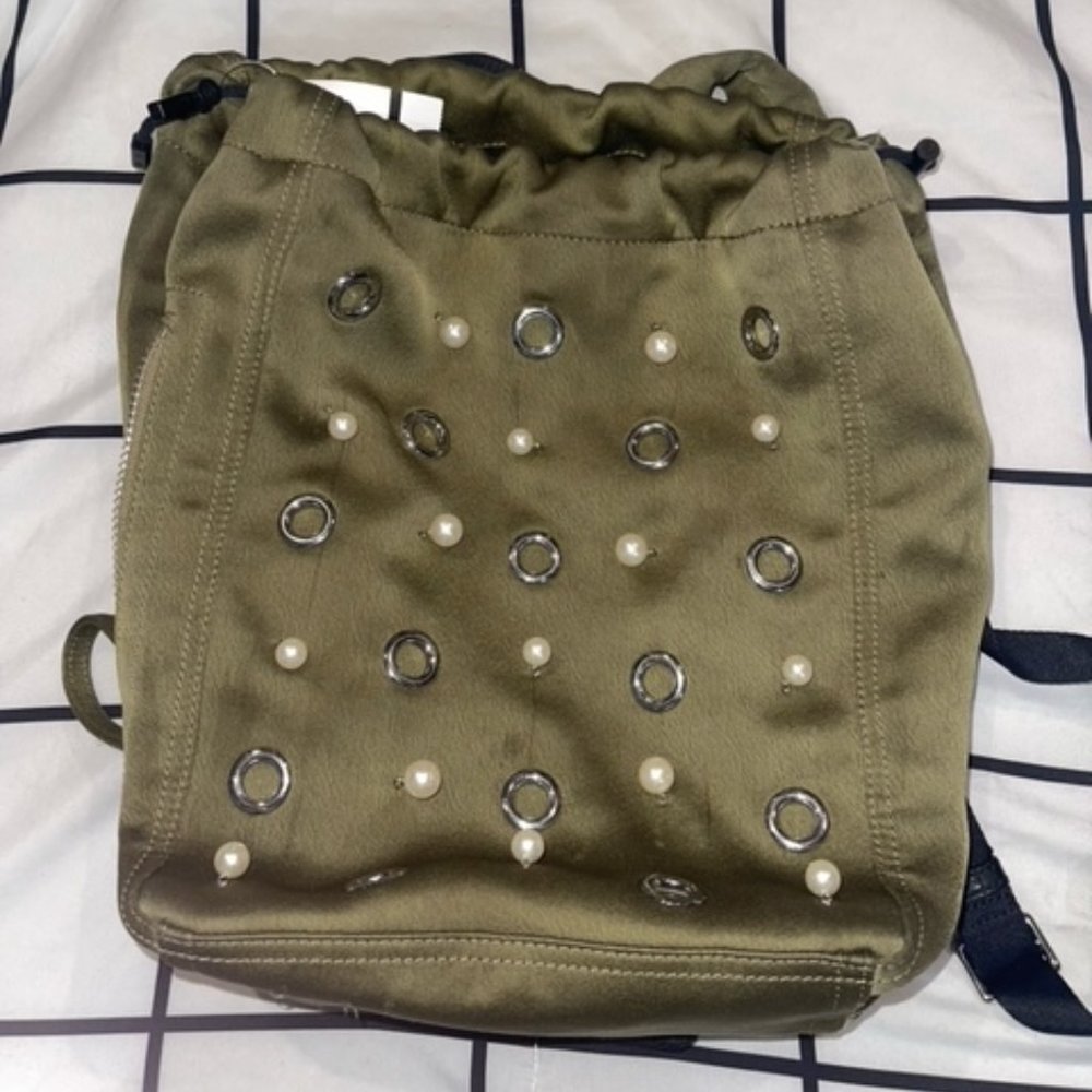3.1 Phillip Lim Satin Pearl Eyelet Backpack (SHF-Z9NGff) EUC